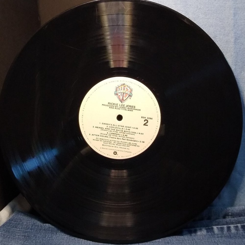 Rickie Lee Jones 1979 Vinyl Record - Picture 4 of 4